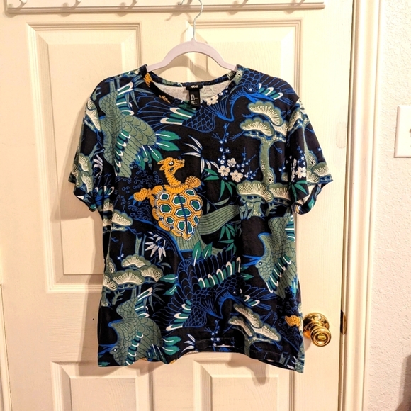 🌟3 for $15 H & M Ladies Short Sleeve Top - Picture 1 of 9